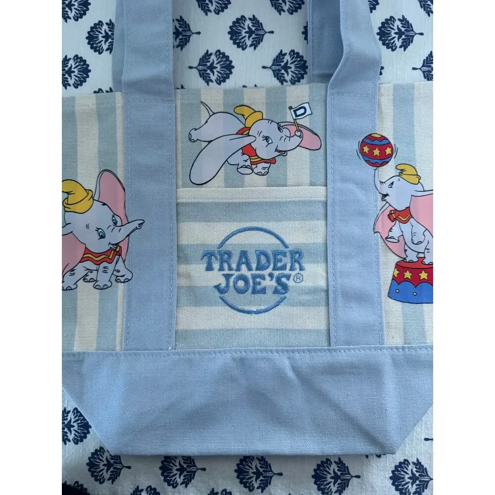 Disney Dumbo Striped Custom Made Trader Joes Mini Tote